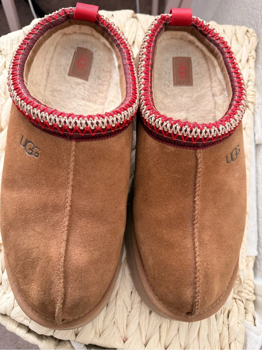 UGG chestnut suede